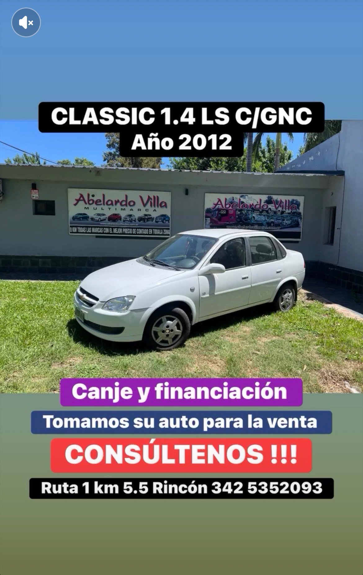 CHEVROLET  CLASSIC 1.4 LS CAA Y DIR 