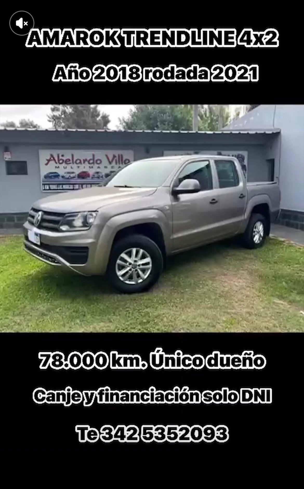 VOLKSWAGEN  AMAROK TRENDLINE 4x2 MT
